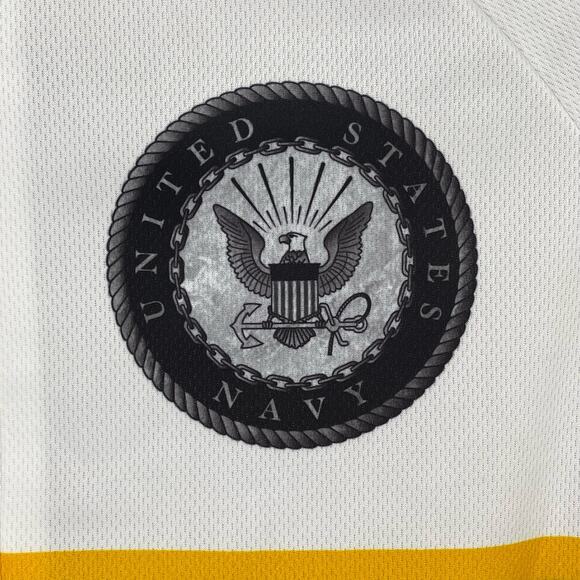 PRIMAL USN US Navy Cycling Jersey Mens Size Small Black White Yellow - Picture 3 of 10